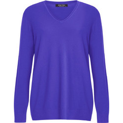 Celestino Γυναικεία Πλεκτή Μπλούζα με V Λαιμόκοψη Royal Blue WU1041.4380