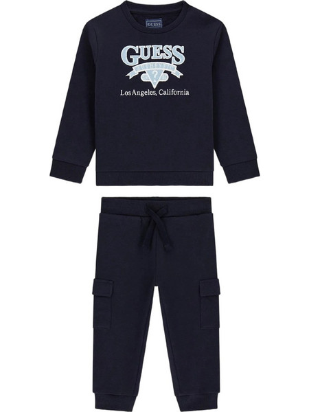 Guess Παιδικό Σετ Φόρμας Navy Μπλε N6YG04K4080-G7V2