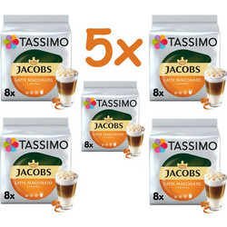 Jacobs Κάψουλες Espresso Συμβατές με Μηχανή Tassimo 40τμχ