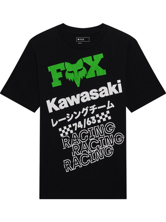 Fox Racing Παιδικό T-Shirt Κοντομάνικο Μαύρο Πράσινο 38293-D95