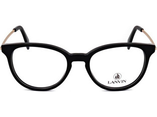 Lanvin LNV2613 001 Γυναικείος Σκελετός Γυαλιών Οράσεως Κοκάλινος Μεταλλικός Χρυσός Μαύρος