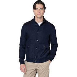 The Bostonians Ανδρικό Μπουφάν Bomber Μπλε W00118