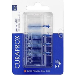Curaprox Perio CPS 410 Ανταλλακτικά Μεσοδόντια Βουρτσάκια Μπλε 4τμχ