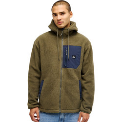 Quiksilver Ανδρική Ζακέτα Fleece με Κουκούλα και Φερμουάρ Κυπαρισσί EQYPF03098-CRE0