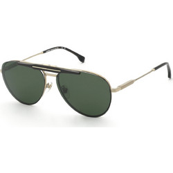 Lozza UL2440-2A8P Ανδρικά Γυαλιά Ηλίου Aviator Μεταλλικά Χρυσά με Πράσινο Φακό