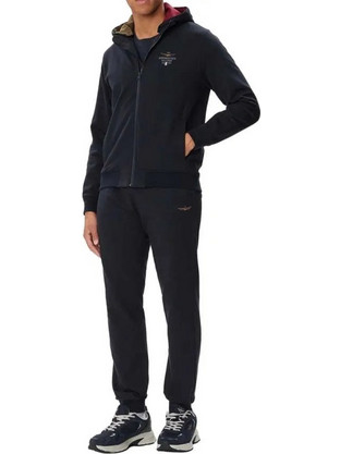 Aeronautica Militare Ανδρικό Παντελόνι Φόρμας Navy Μπλε TF0108-8184