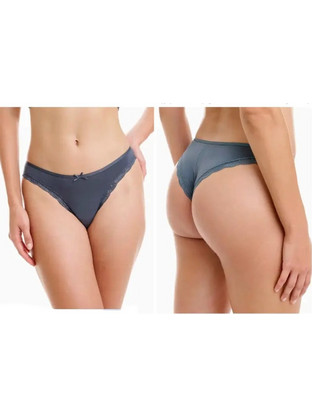 Walk Γυναικεία Brazil χωρίς Ραφές Ανθρακί 2Pack W2015-0864