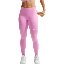 Nike One Γυναικείο Κολάν 7/8 Ψηλόμεσο Βαμβακερό Ροζ FN3241-621