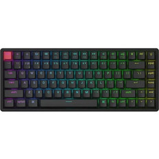 Keychron K2 QMK v3 Ασύρματο Μηχανικό Gaming Πληκτρολόγιο 65% με Keychron Super Red Διακόπτες RGB Black