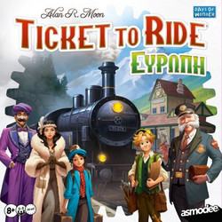 Κάισσα Ticket to Ride Ευρώπη Επιτραπέζιο Παιχνίδι 8+ Ετών για 2-5 Παίκτες