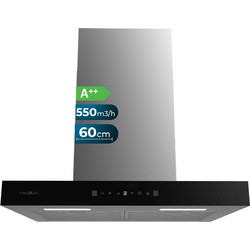 Cecotec CEC-02880 Απορροφητήρας Καμινάδα-Τζάκι 60cm Μαύρος