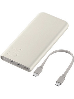 Samsung Power Bank 10000mAh 25W με 2 Θύρες USB-C Power Delivery Beige