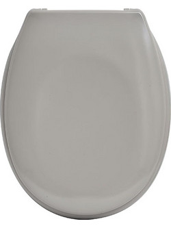 MRShome Καπάκι Λεκάνης Οβάλ Πλαστικό Soft Close Γκρι 45x38.2cm DS-0861002