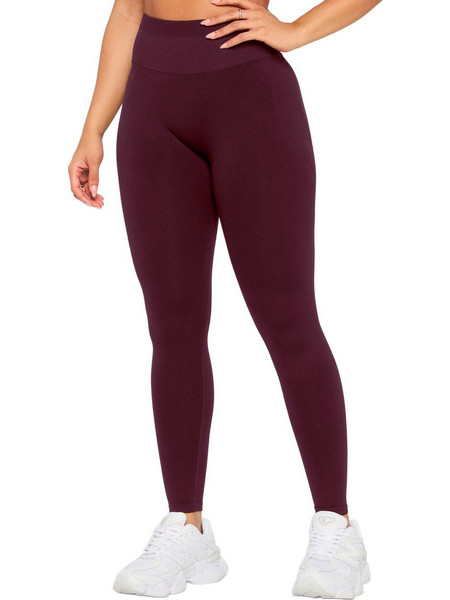 Fabletics Γυναικείο Κολάν Μακρύ Ψηλόμεσο Μπορντό FB5926-LG2500577-6942