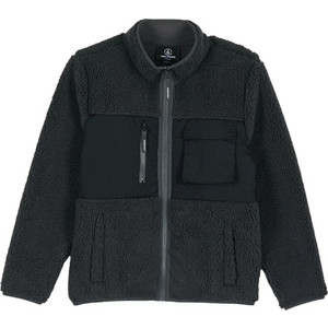 Volcom Παιδική Ζακέτα Fleece με Φερμουάρ Μαύρη C4842300-ASB Volcom Παιδική Ζακέτα Fleece με Φερμουάρ Μαύρη C4842300-ASB