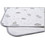 Ninetta Bebe 733 Clouds Αδιάβροχο Σελτεδάκι Αλλαξιέρας Μωρού 100% Βαμβακερό Γκρι 60x90cm