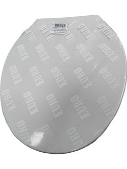 Tradesor Καπάκι Λεκάνης Οβάλ Πλαστικό Λευκό 45x35cm 802202