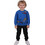Joyce Παιδικό Σετ Φόρμας Royal Blue Μαύρο 2662124