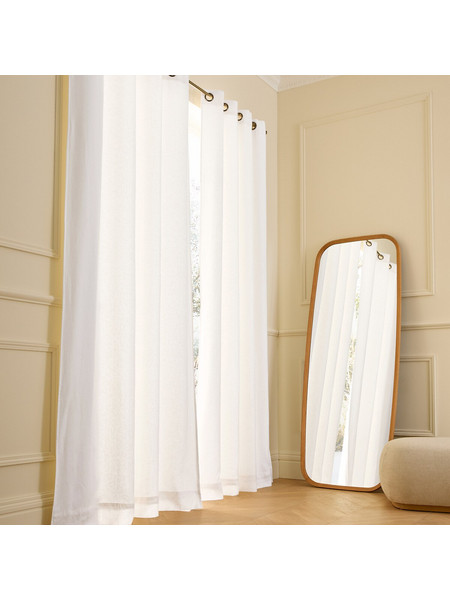 La Redoute Κουρτίνα με Τρουκς 140x320 Private 351455306 Λευκή