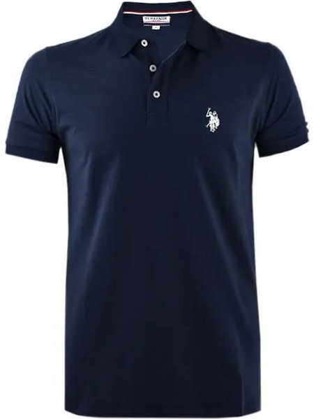 U.S. Polo Assn. Ανδρική Μπλούζα Polo Κοντομάνικη Navy Μπλε 43197001000270-177