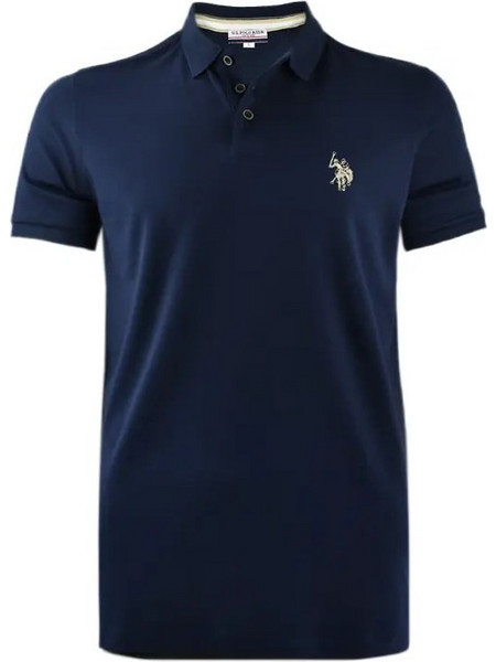 U.S. Polo Assn. Ανδρική Μπλούζα Polo Κοντομάνικη Navy Μπλε 43197019002928-177