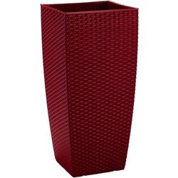 Plastona Natura Κασπώ Δαπέδου Πλαστικό Μπορντό 36x36x36cm 10.07.0505