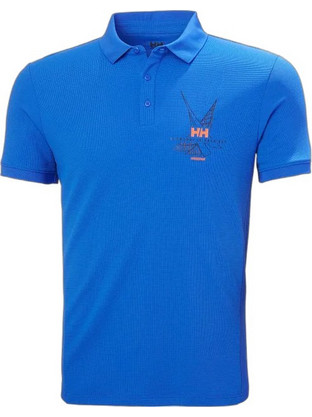 Helly Hansen HP Race Sailing Polo Cobalt 2.0 Ανδρική Αθλητική Μπλούζα Polo Μπλε 34416-543
