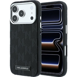 Karl Lagerfeld Back Cover Mono Resin Logo Magsafe Black (iPhone 18 Pro Max / 17 Pro Max)