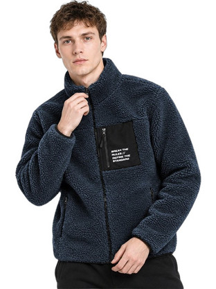 Firefly Ανδρική Ζακέτα Fleece με Φερμουάρ Χακί FMZS26301-0026