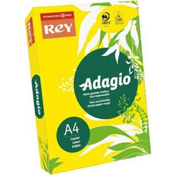 Rey Adagio Χαρτί Α4 80gr/m² 500 Φύλλα Κίτρινο 085004014