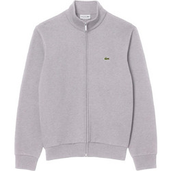 Lacoste Ανδρική Ζακέτα Φούτερ με Φερμουάρ Γκρι SH8870-CCA