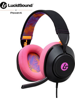 PowerA LucidSound LS10 Gaming Headset Over Ear Black Pink