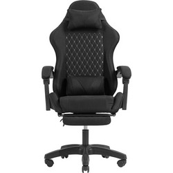 Mars Gaming MGC-X Καρέκλα Gaming Υφασμάτινη με Υποπόδιο Μαύρη AC-502E04