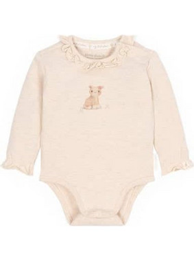 Little Dutch Φορμάκι Μακρυμάνικo για Κορίτσι Μπεζ LD-CL26290010