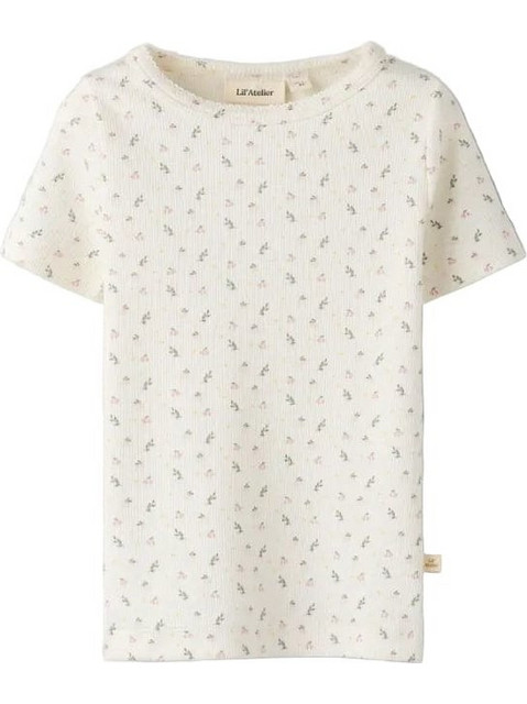 Lil' Atelier Παιδικό T-Shirt Κοντομάνικο Λευκό 13256835