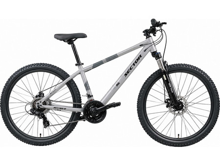 Sector Intro Mountain Bike 27.5" με 21 Ταχύτητες και Δισκόφρενα Ασημί