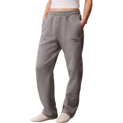 Calvin Klein Γυναικείο Παντελόνι Φόρμας Fleece Γκρι LV047H266G-P7E