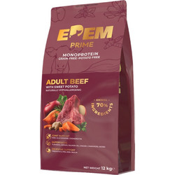 Edem Prime Adult Monoprotein Grain Free with Beef 14kg