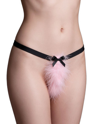 Milena By Paris Γυναικείο Sexy String Ροζ 60107