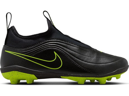 Nike Jr. Tiempo Maestro Club MG IB5029-007 Παιδικά Ποδοσφαιρικά Παπούτσια με Τάπες και Καλτσάκι Μαύρα Lime