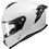 CMS GP4 R Plain White Κράνος Μηχανής Full Face