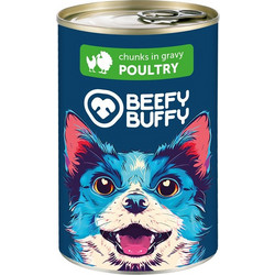 Beefy Buffy Adult Chunks with Poultry in Gravy 1.24kg
