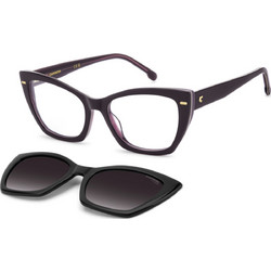 Carrera CA3036C 0T7 Γυναικείος Σκελετός Γυαλιών Οράσεως με Clip-On Κοκάλινος Καφέ