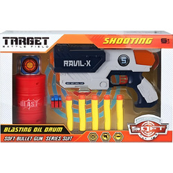 Target Shooting Σετ Παιδικό Πιστόλι με Βελάκια 999-34