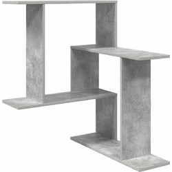 vidaXL Γωνιακή Βιβλιοθήκη Τοίχου 67x67x87cm 8012223