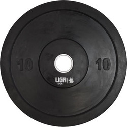 Ligasport Δίσκος Ολυμπιακού Τύπου Bumper 10kg Φ50mm