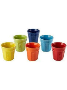 Bialetti Σετ Φλιτζάνια Espresso & Ελληνικού Καφέ Πολύχρωμα 6τμχ Y0TZ500