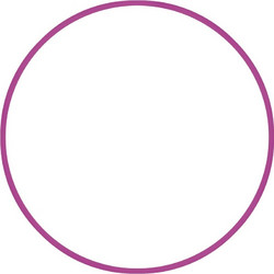 Χούλα Χουπ HQ 80cm - Φ19mm - 330gr, Φούξια 98815