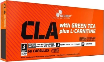 olimp cla green tea l carnitine Olimp CLA Green Tea & L-Carnitine Συμπλήρωμα Διατροφής 1000mg 60 Κάψουλες