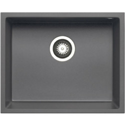 Pyramis Pyragranite Tetragon Υποκαθήμενος Νεροχύτης Γρανίτη Ματ Ιron Grey 50x40cm 070067011